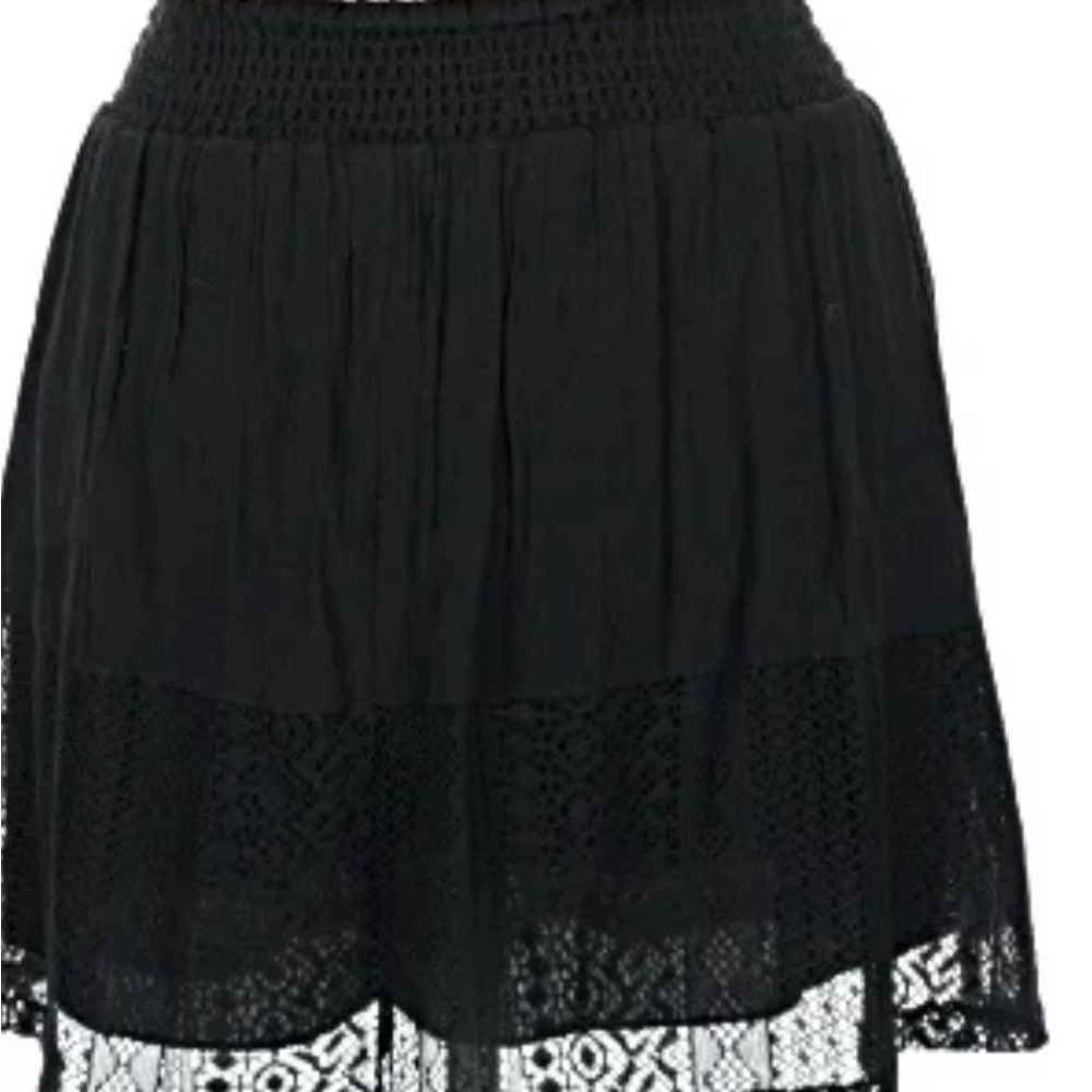 Joe B like new Black Lace A-Line Women's Skirt size XL